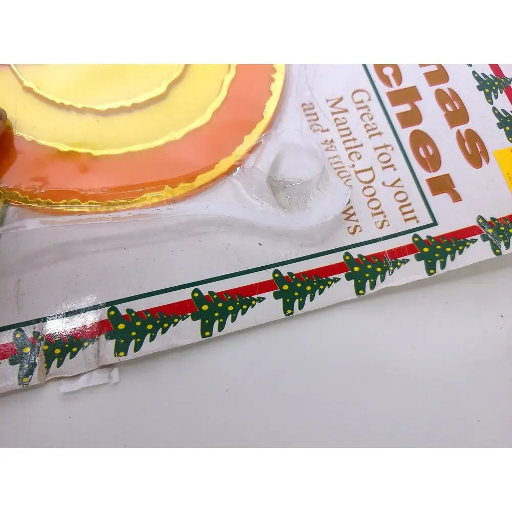 Vintage Loomco Jumbo Christmas Suncatcher